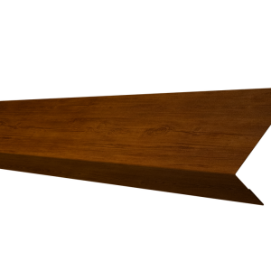 Ламель обратная 50 забора жалюзи Texas 0,45 Print Premium с пленкой Golden Wood Intense FTC