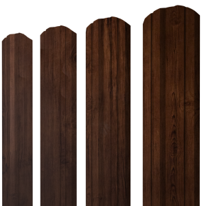 Штакетник Twin фигурный 0,4 Print Premium Cherry Wood Fresh TwinColor