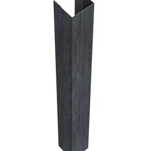 Стойка жалюзи Texas для монтажа с крепежным вкладышем 0,45 Print Premium Grey Wood TwinColor (1,8м)