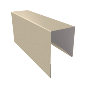 Планка П-образная заборная 17 0,45 Print Elite Milky Wood TwinColor (2,5м)