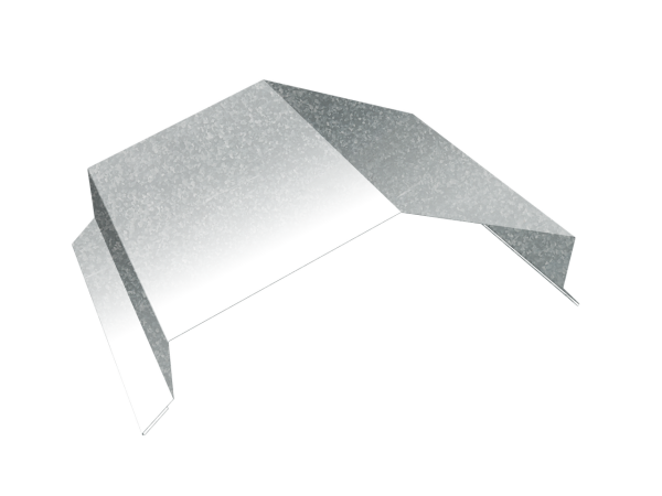Парапетная крышка угольная 200мм 0,4 Zn (2м)