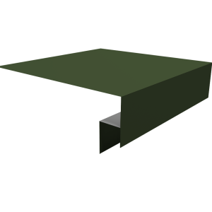 Планка околооконная сложная Блок-Хаус new Grand Line 250х50х27 (j-фаска) 0,5 Satin Matt TX RAL 6020 хромовая зелень (2м)