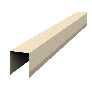 Планка опорная составная внутренняя для забора жалюзи Palermo 0,45 Print Elite Milky Wood TwinColor (2м)