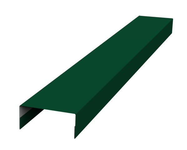 Крышка 45х20 жалюзи Texas 0,45 Drap RAL 6005 зеленый мох (2м)