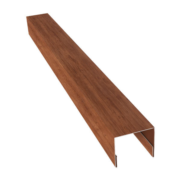 Планка П-образная заборная 24 0,45 Print Premium Rowan Wood Intense FTC (3м)