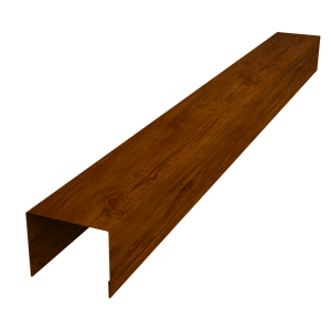 Крышка для забора жалюзи Palermo 0,45 Print-double Premium Golden Wood Intense F (2,5м)