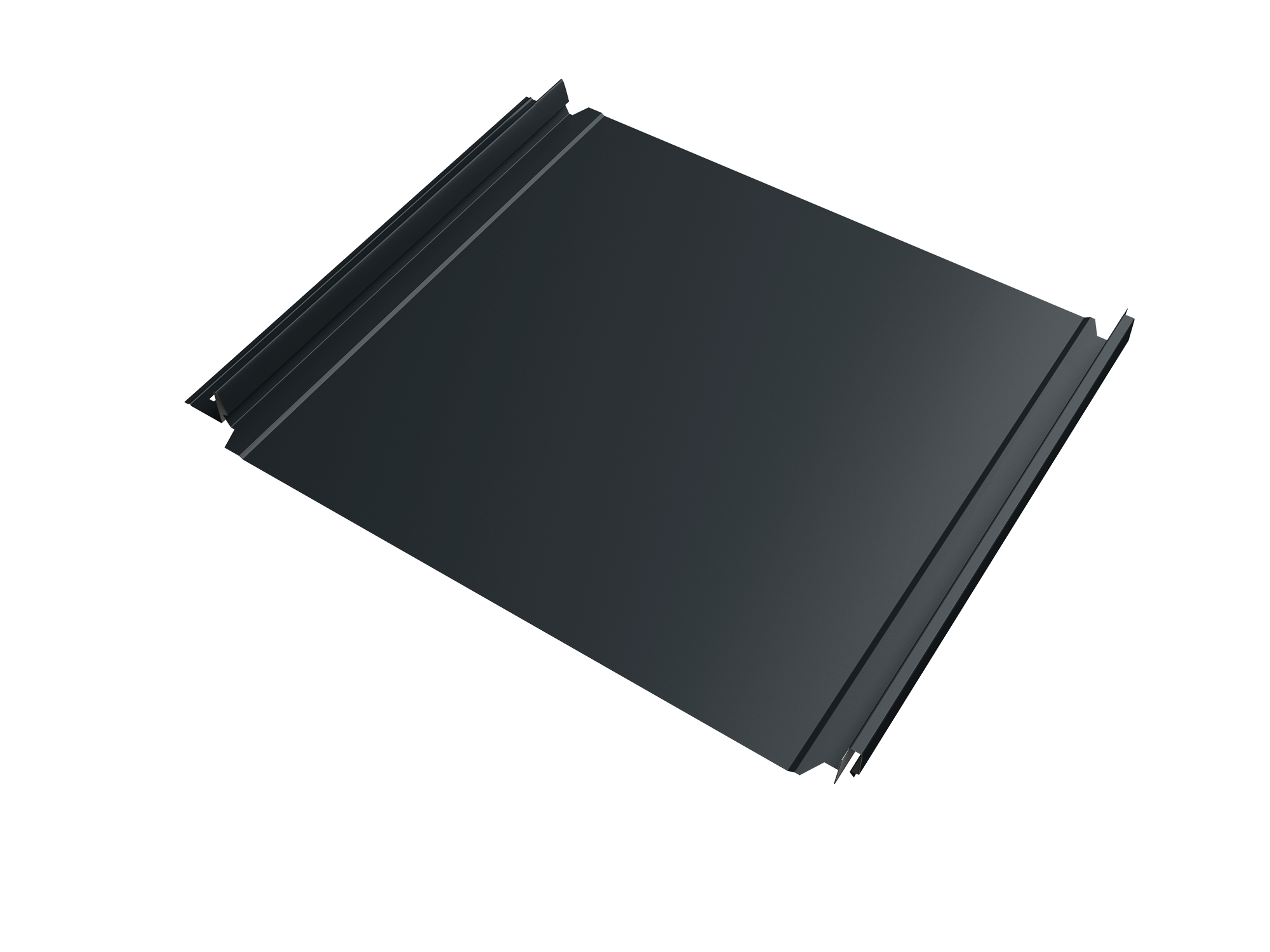 Кликфальц Double Pro Grand Line 0,5 Drap TX с пленкой на замках RAL 7016 антрацитово-серый