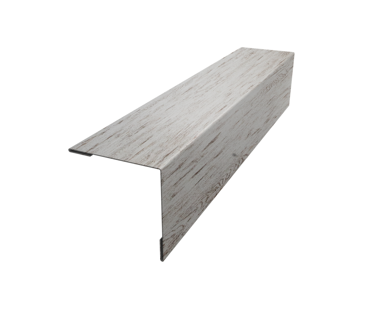 Планка завершающая 50х50 жалюзи Milan 0,45 Print Elite Snow Wood TwinColor (2,5м)