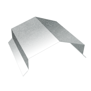 Парапетная крышка угольная 150мм 0,7 Zn (3м)