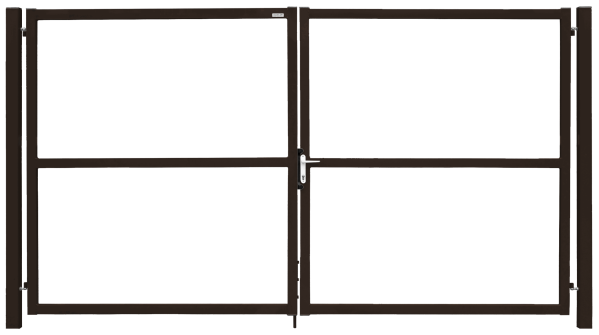 Ворота Colority Zinc Lock 2,0х4,0 RAL 8017