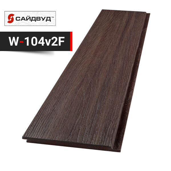 Фиброцементный сайдинг SidWood клик 200х10мм на целлюлозе W104v F (3м)