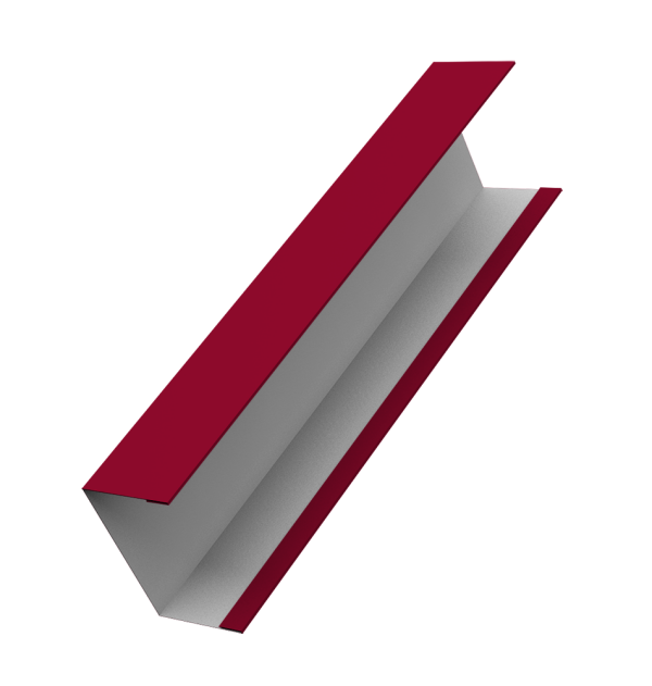 Крышка жалюзи Milan,Tokyo 0,45 PE RAL 3003 рубиново-красный (2,5м)