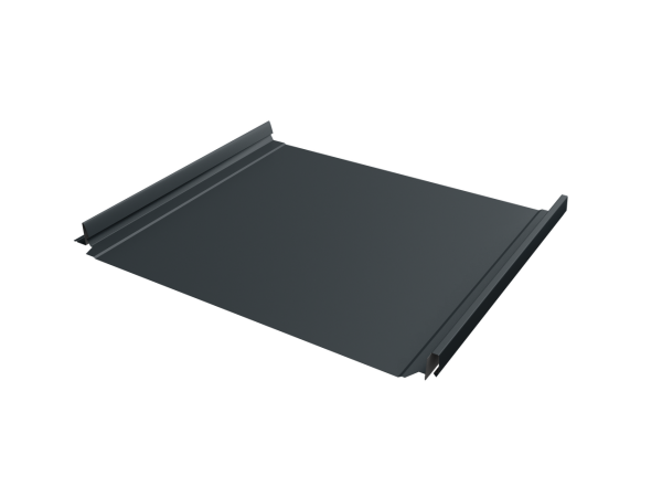 Кликфальц Pro Grand Line 0,5 Drap TX с пленкой на замках RAL 7016 антрацитово-серый
