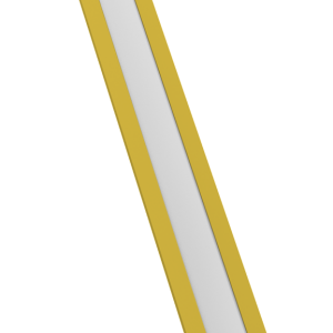 Крепежная планка жалюзи Milan, Milan Slim, Tokyo 0,45 PE RAL 1018 цинково-желтый (2,5м)