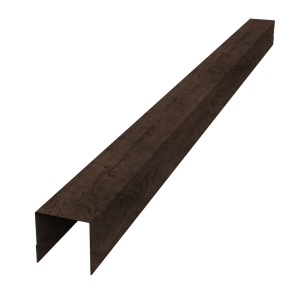 Планка вертикальная обратная для горизонтального монтажа штакетника 0,45 Print-Double Elite Antique Wood (2,5м)