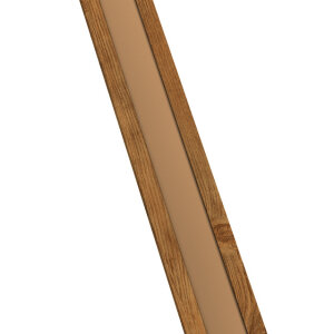 Крепежная планка жалюзи Milan, Milan Slim, Tokyo 0,45 Print Elite Golden Wood TwinColor (2,5м)