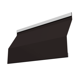 Ламель забора жалюзи Milan Slim 0,45 Drap ST с пленкой RAL 9005 черный