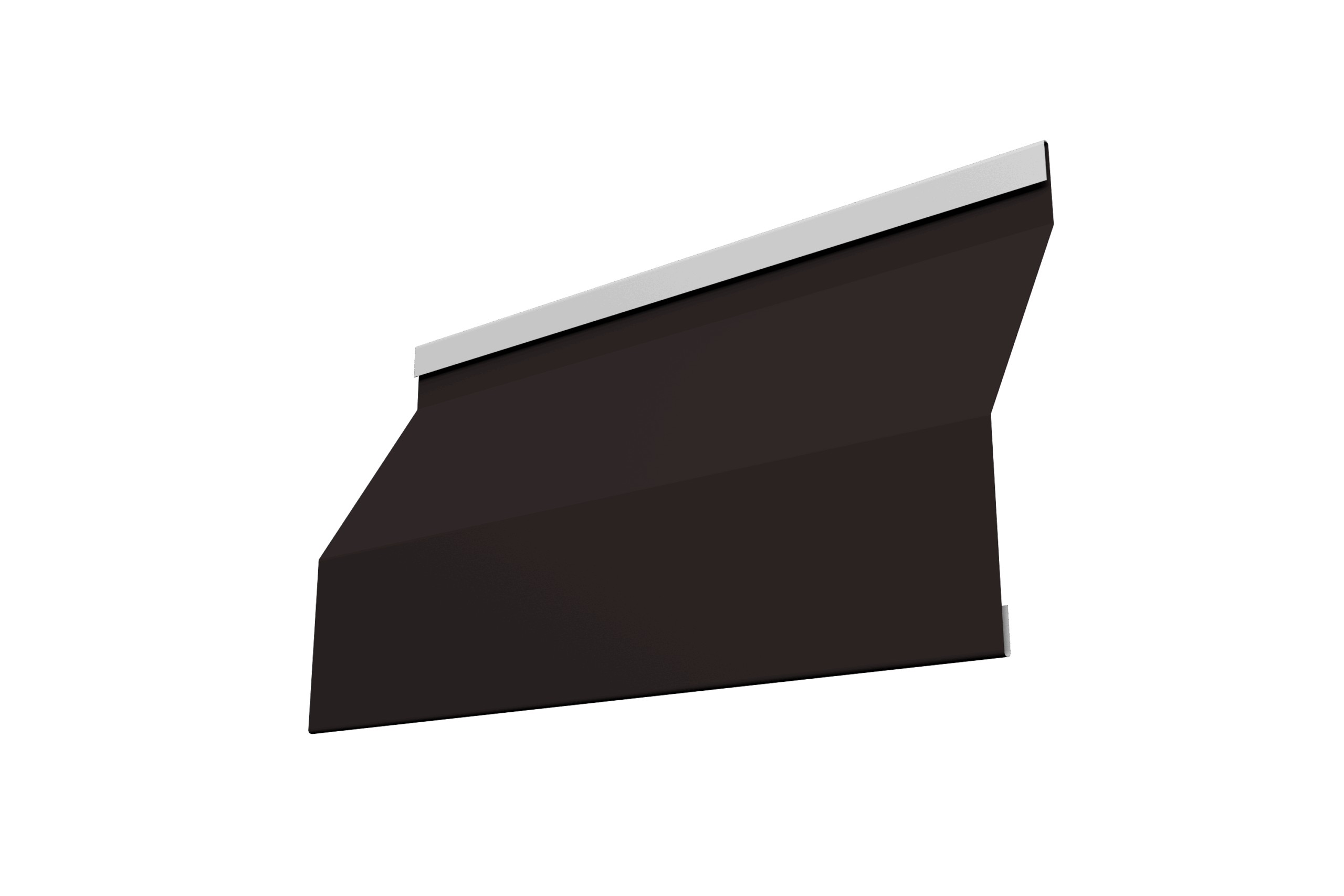 Ламель забора жалюзи Milan Slim 0,45 Drap ST с пленкой RAL 9005 черный