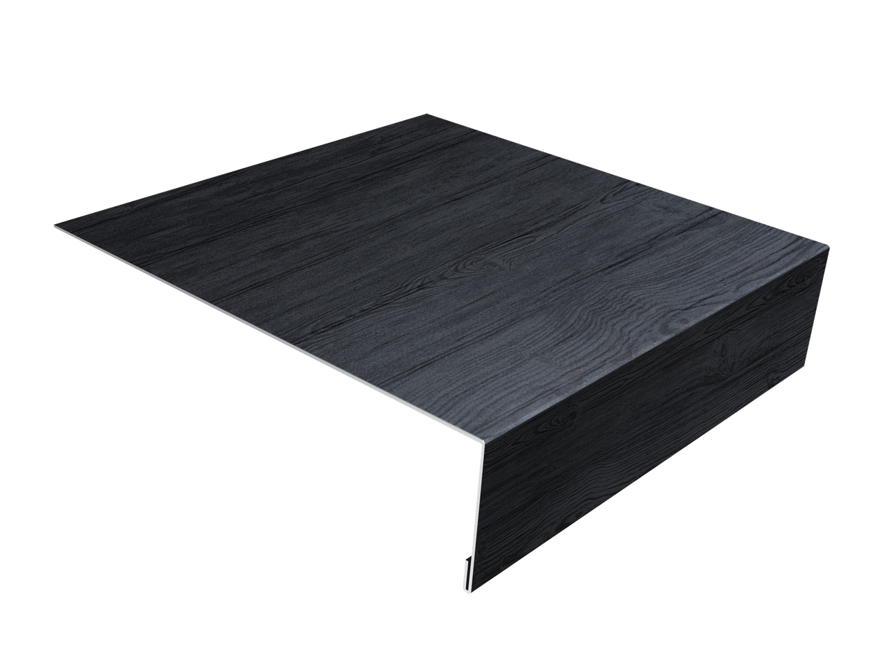 Планка лобовая/околооконная простая 190х50 0,45 Print Premium Grey Wood TwinColor (2м)