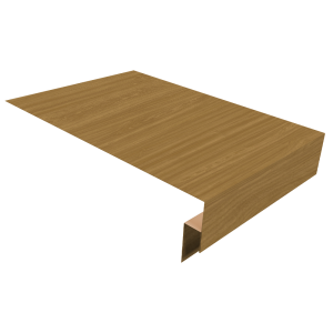 Планка околооконная сложная 300х50х18 (j-фаска) 0,45 Print Elite Honey Wood TwinColor (2м)