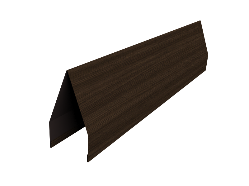 Ламель забора жалюзи Tokyo new 0,45 Print Elite Coffee Wood TwinColor