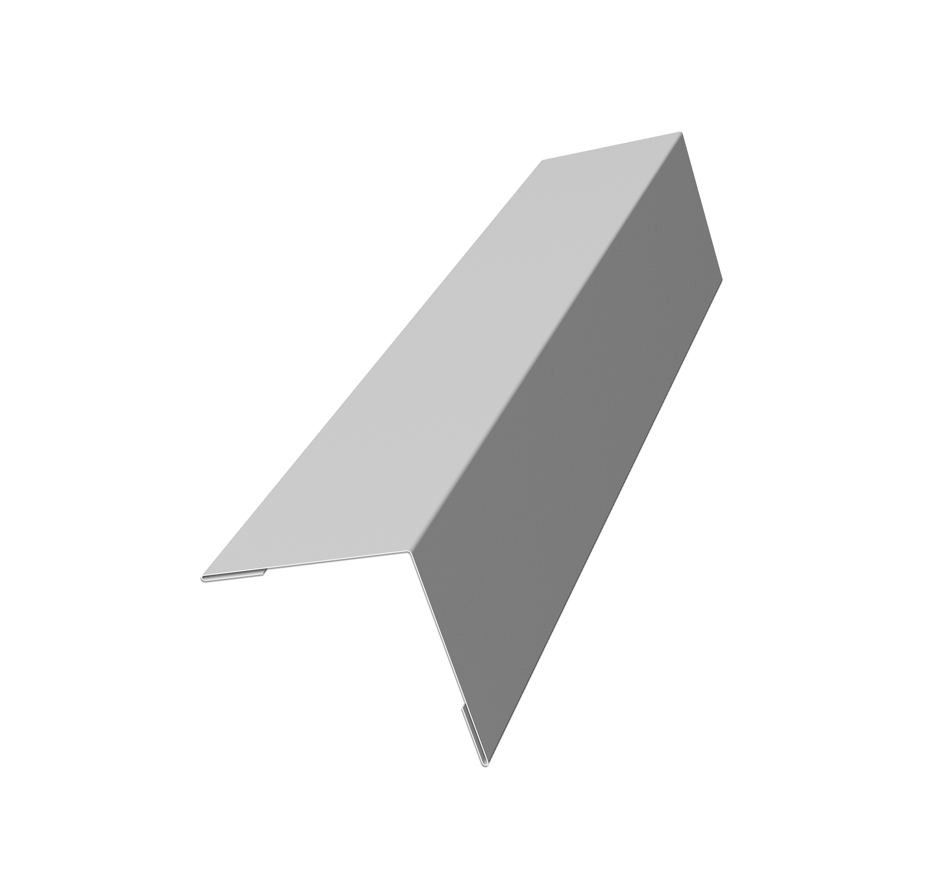 Угол внешний 70х70 0,4 PE с пленкой RAL 9003 сигнальный белый (2м)