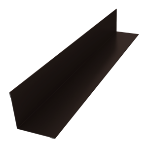 Угол внутренний 40х40 0,5 Satin Matt TX RR 32 темно-коричневый (3м)