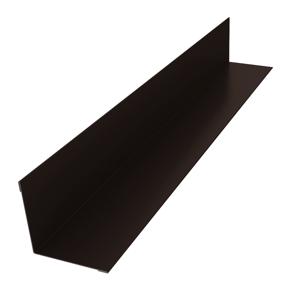 Угол внутренний 40х40 0,5 Satin Matt TX RR 32 темно-коричневый (3м)