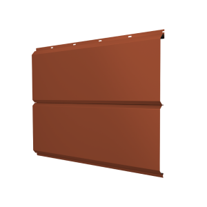 ЭкоБрус new 0,5 Satin с пленкой RAL 8004 терракота