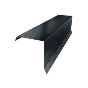 Планка торцевая 95х95 0,5 Satin с пленкой RAL 7016 антрацитово-серый (3м)