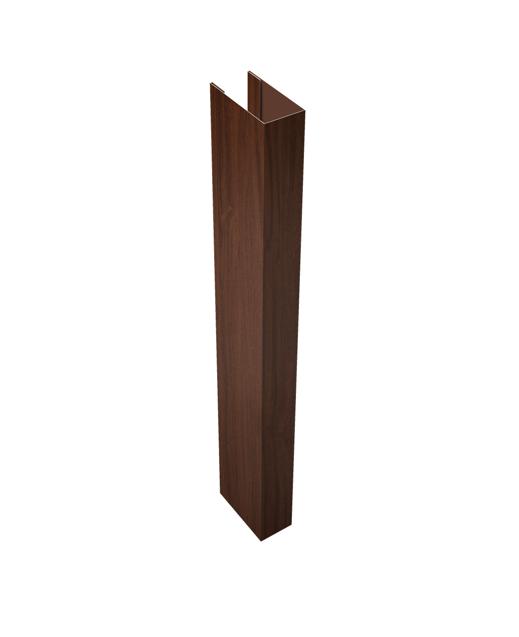 Стойка Texas для калиток и ворот 0,45 Print Elite Choco Wood TwinColor (1,8м)