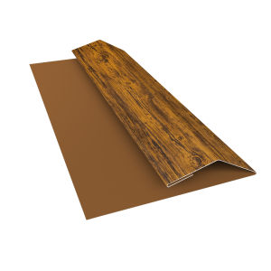 Планка финишная Блок-Хаус new Grand Line 0,45 Print Premium Golden Wood Fresh TwinColor (3м)