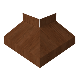 Угол отлива внешний 70 0,45 Print Elite с пленкой Rowan TwinColor