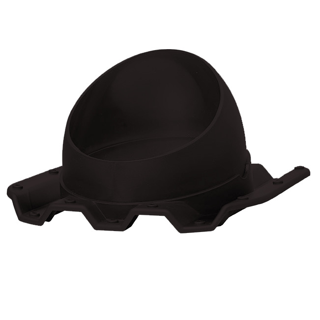 Элемент проходной Krovent Base-VT Prof 21 125/150 чёрный