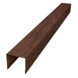 Стойка боковая крепежная для забора жалюзи Palermo 0,45 Print Premium Cherry Wood Dark FTC (2м)