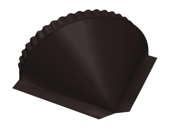 Заглушка конусная 0,5 PurLite Matt RAL 9005 черный