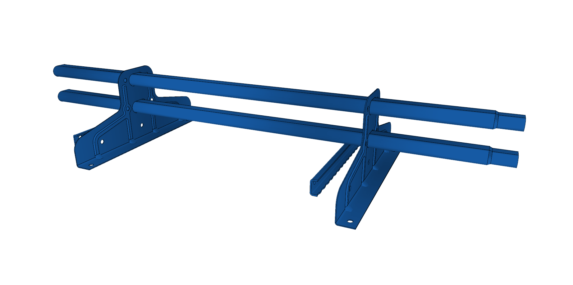 Снегозадержатель трубчатый под фальц Premium 45х25 RAL 5005 (1м)ОЦ