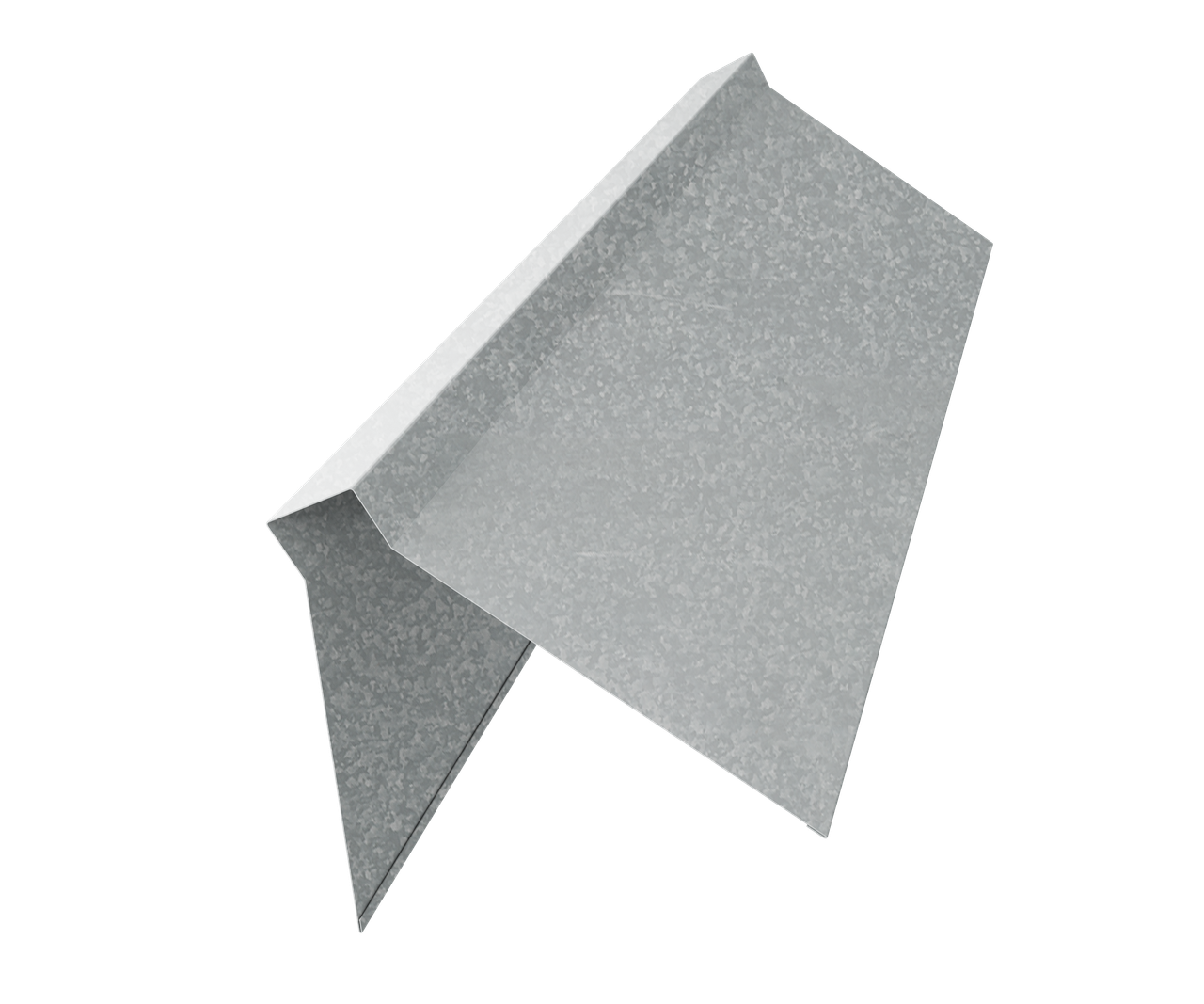 Планка конька плоского 220х50х220 0,45 Zn (3м)