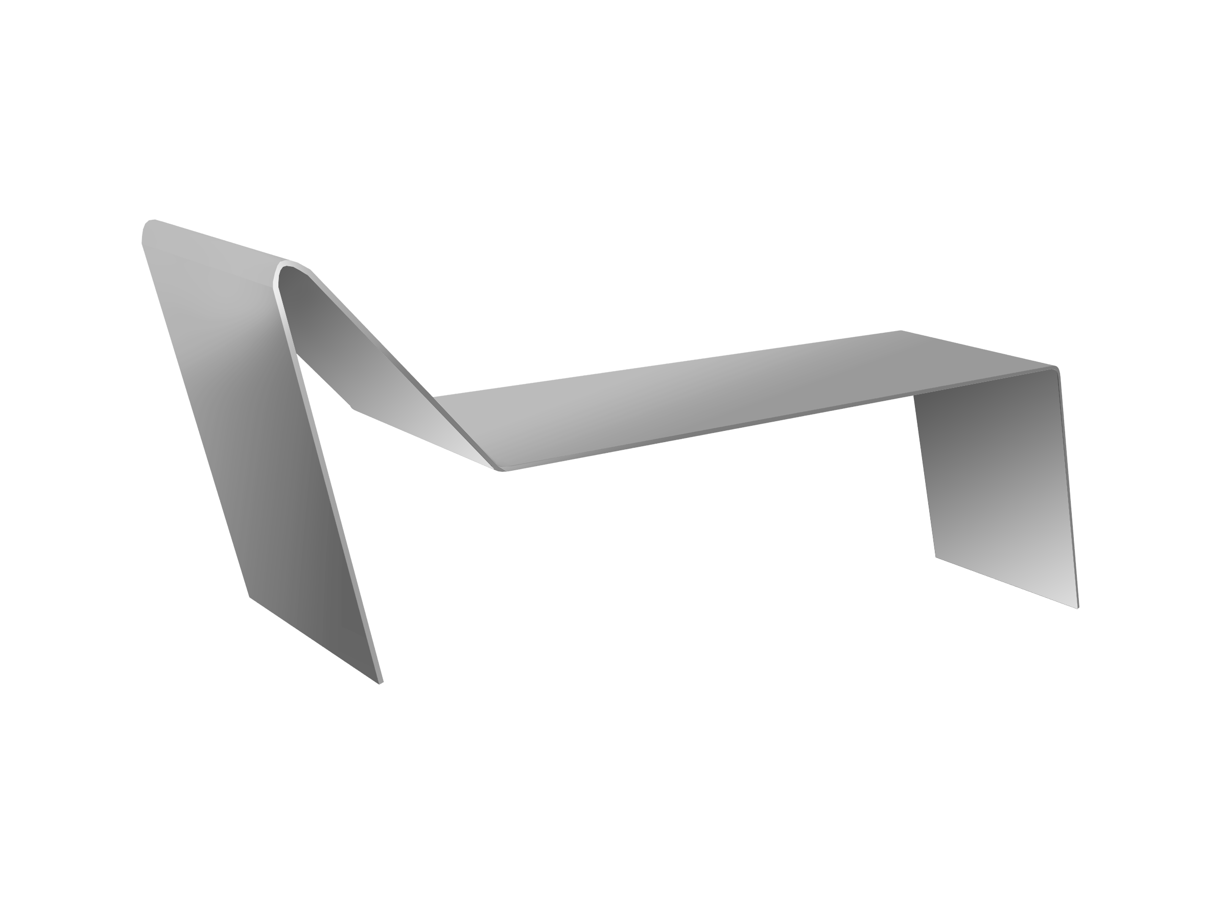 Планка примыкания для мягкой кровли 0,45 PE с пленкой RAL 7004 сигнальный серый (3м)