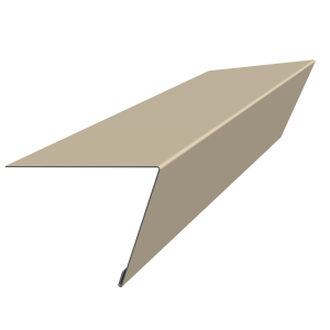 Планка капельник обратный 105х80 Фартук S16 0,5 Satin с пленкой RAL 1015 светлая слоновая кость (3м)