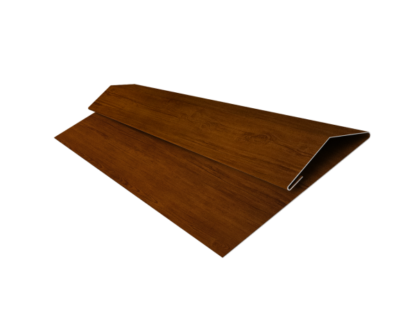 Планка стартово-финишная Экобрус Grand Line 0,45 Print-Double Premium Golden Wood Intense F (3м)