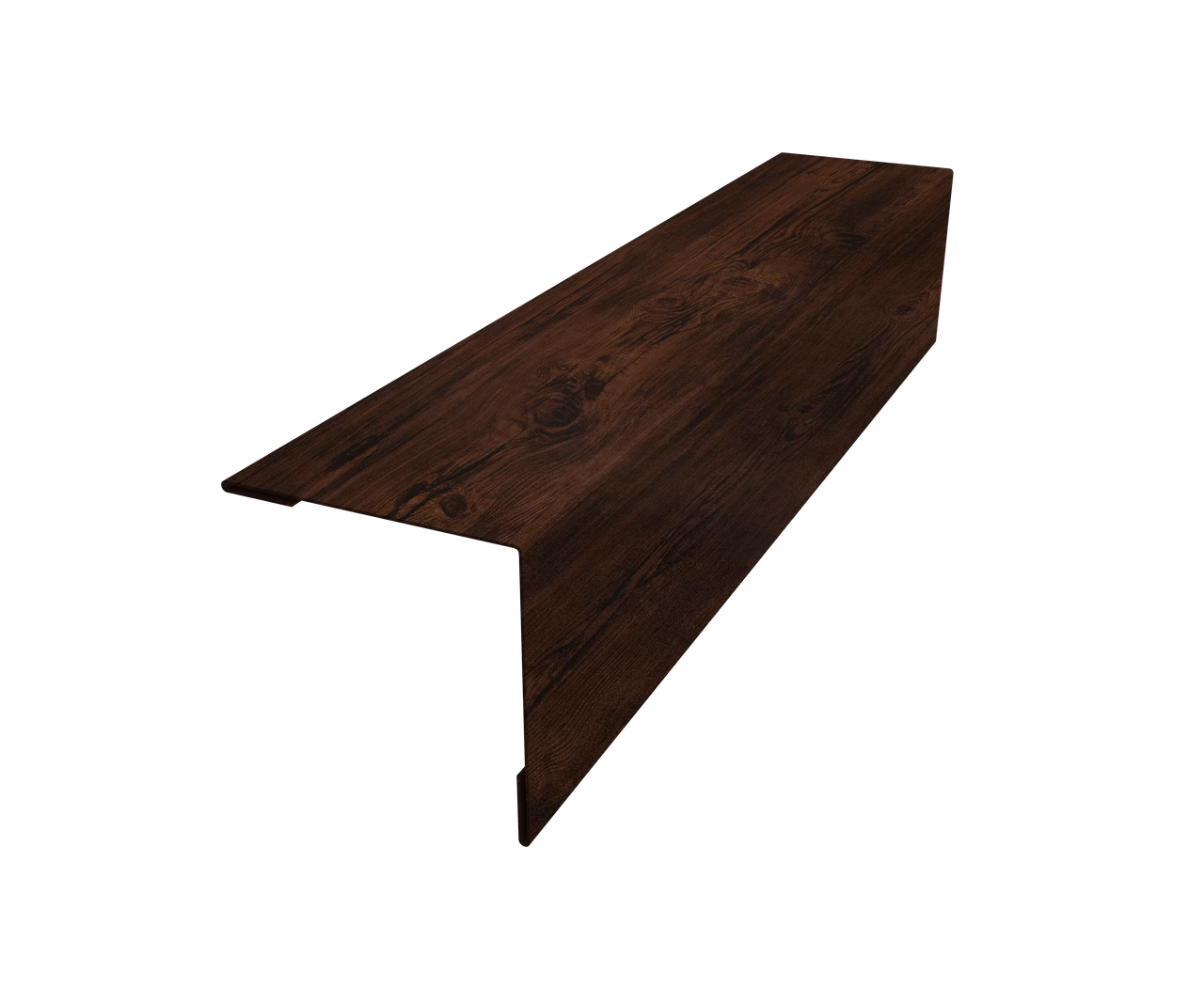 Планка завершающая 50х50 жалюзи Milan 0,45 Print Elite Cherry Wood TwinColor (3м)