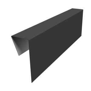 Планка приемная оконная фибросайдинга 0,5 PurLite Matt RAL 7016 антрацитово-серый (3м)