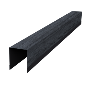 Планка опорная составная внутренняя для забора жалюзи Palermo 0,45 Print Premium Grey Wood TwinColor (2м)