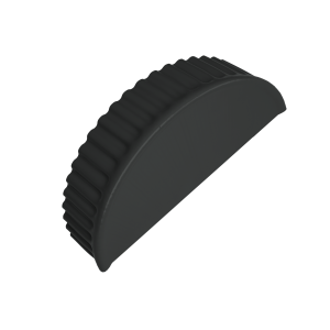 Заглушка малая торцевая 0,45 Drap RAL 7016 антрацитово-серый