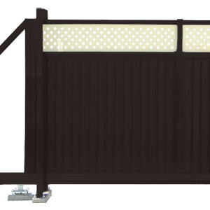 Ворота откатные Estet Plus 2,0х3,5 RAL RR 32/1014