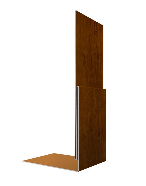 Планка приемная оконная 0,4 Print Premium Golden Wood Intense FTC (3м)