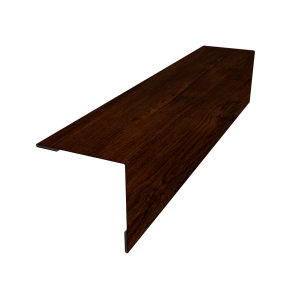 Планка завершающая 50х50 жалюзи Milan 0,45 Print-Double Premium Cherry Wood Dark F (2м)