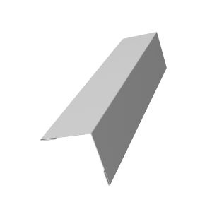 Угол внутренний 40х40 0,45 PE-Double с пленкой RAL 9003 сигнальный белый (3м)