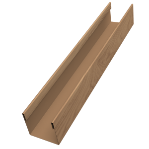 Стойка жалюзи Milan Slim 0,45 Print Elite Honey Wood TwinColor (1,8м)